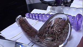 Bondage blowjob for my slave pussy!