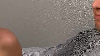 Sexy blonde MILF Lya with big tits fucked by blacks and husband watches