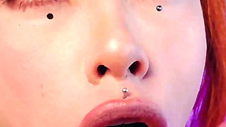 Sucking 2 Dildos