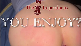 Spanking and fuck Morgana with anal plug