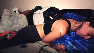 Bratty Submissive Melody Sucks Big White Cock of Her Master Stepdaddy Kyle