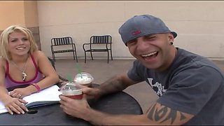 Amazing teen in high heels getting pussy slammed