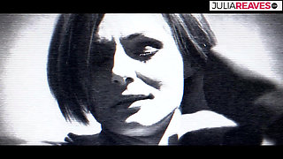 Lady in Suspenders in the Riding Position