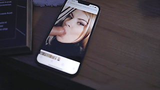 Private Videos Amateur - She Begs for More - 14 Men Cum on Her Face