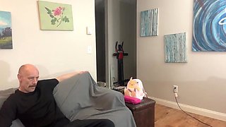 step-father penalizes daughter-in-law for using fake penis she gets a internal cumshot