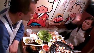 korean madam and japanese guy