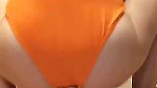 Big Pussy Workout on a Big Dildo