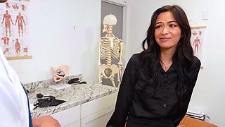 Doctor Gropes Asian Patient on Exam Table