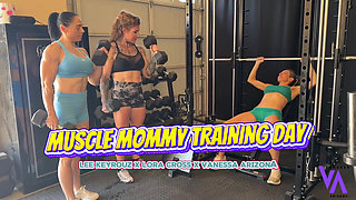 Muscle Stepmommy Training Day