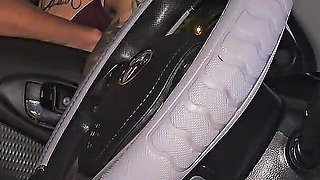 A Penis Flashing on a Rainy Night for Two Brunettes on the Street