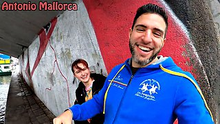 Russian Redhead Teen Picked Up for Hardcore Street Pounding