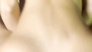 I Make Handjob Inside Her Ass