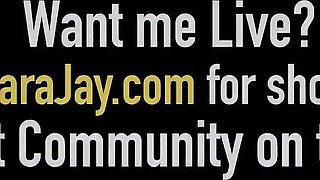 Big tits action with magnetic Sara Jay and Kaiia Eve from Sara Jay