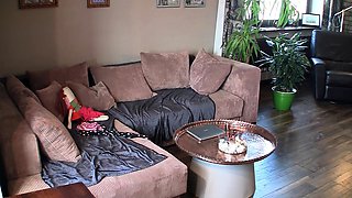 Solo teen shows off her pussy