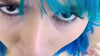 Emo Teen Swallows My Cock