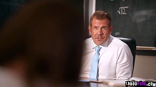 Teacher Spanks and Fucks Troublemaker
