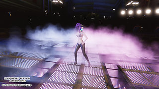 MMD LISA - FUTW - Akali Sexy Kpop Dance League of Legends Hentai Uncensored 4K 60FPS