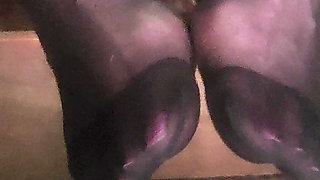 Goode Girl Black Pantyhose Foot Worship POV JOI