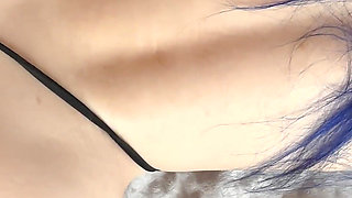 POV Creampie Reverse Cowgirl, Stepdaughter with Perfect Tits and Big Ass