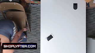 Shoplyfter - naughty young offers her perfect rosy vagina