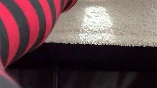 Giantess Stepsister Humiliates Tiny Toy Car, Steps on It and Masturbates While Stomping on It, Then Plays with It