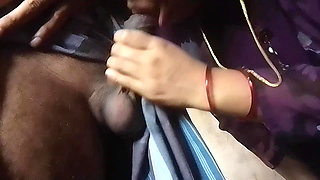 Tamil Village Girl Sucks Her Husband's Cock in the Kitchen