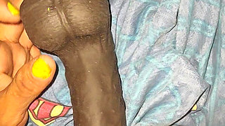 Riding effeminate gay dildo alone
