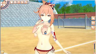 [hentai Game Koikatsu! ]have Sex With Big Tits Genshin Impact Yoimiya.3dcg Erotic Anime Video