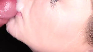 Hot Blonde at Gloryhole