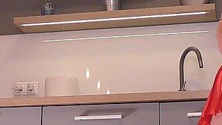 Hot Brunette Beautiful Petite Wife Takes off Her Panties to Flash Her Tight Pussy and Piercing with Her Naked Ass