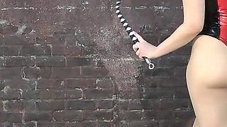 Balls Clips and Nipple Clips Whipping off, Standing and on All Fours Whipping, Punishment for Loser of a Game Between Masochists