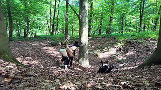 Extreme Outdoor Sex in a German Forest