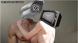 Tv Woman And Cameraman Skibidi Toilet Porn Hentai