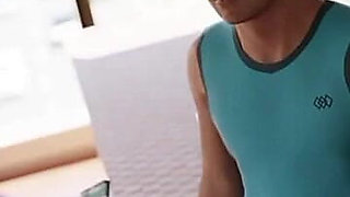 Hot Step-stepmom Surprised Me! She Sucked Me in the Kitchen