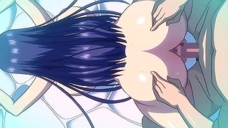 Outdoor pleasure with sex toys in hentai video