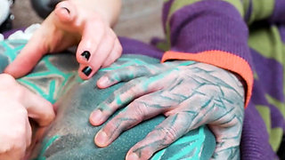 Extreme Anal Fisting Sessions for Tattooed Chick