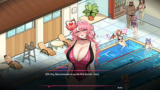 Hentai Game - Minami Hentai Gallery Scene Pool Sex 3 - Lifeguard Holic