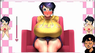 Transforming a shy girl with huge tits into a porn starlet part 1