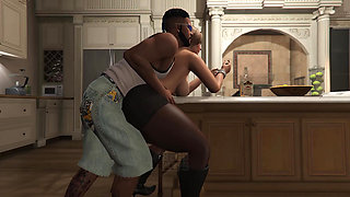 GTA V Amanda Takes Franklin Inside Michael's House (Part 2)