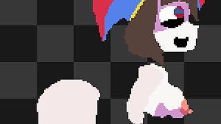 pomni pixelart timelapse