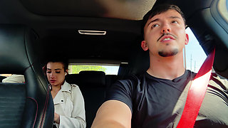 Uber Employee Goes up to the Customer's Room to Collect the Ride