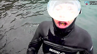 Dive Mask Tease - Stroke to My Underwater Eyes