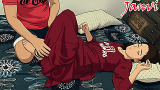 Indian Wife Romantic sex with stepbrother