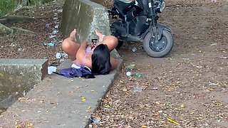 My Neighbor Is Caught Masturbating in Public