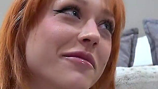 Young Ginger Cutie Sabrina Nicole Gets Fucked by Big Dick Brit