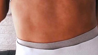 Petite small tit babe with perfect pussy masturbates
