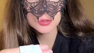 Dirty Used Panties Show - Pantyhose Pulled Down, Panty Liner & Russian Dirty Talk