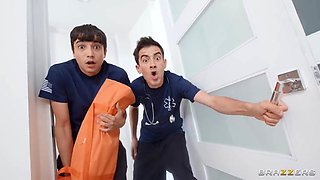 Toilet-Stuck Ebony Slut Gets Double Dicked: Interracial Threesome with Jordi El Nino Polla, Ricky Spanish, and Hot Lily Starfire