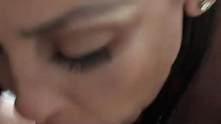 Big Titty Babe Audrey Bitoni Gives the Sloppiest BJ