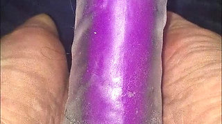 Latex Gloves and Bare Feet show you How I wanna jerk your Cock
